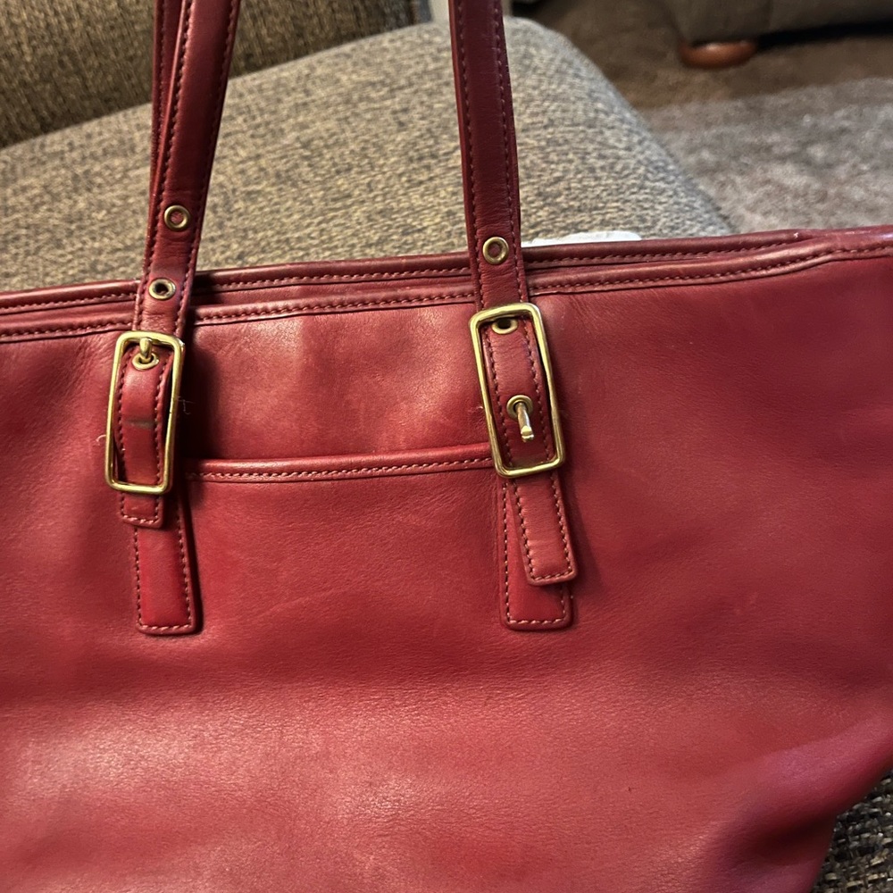Red Coach Purse - Picture 6 of 6